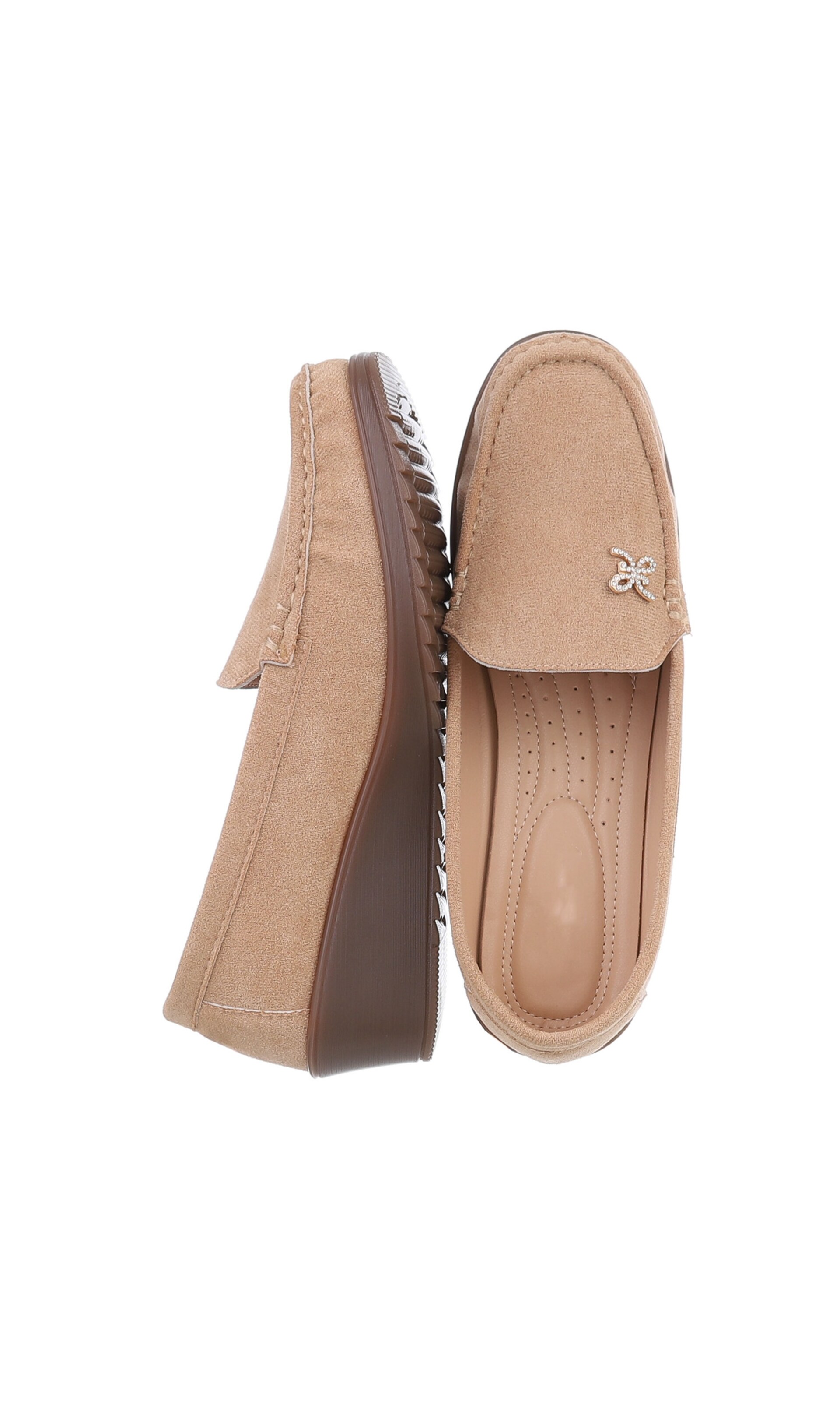 Ital-Design Classic Flats in Brown