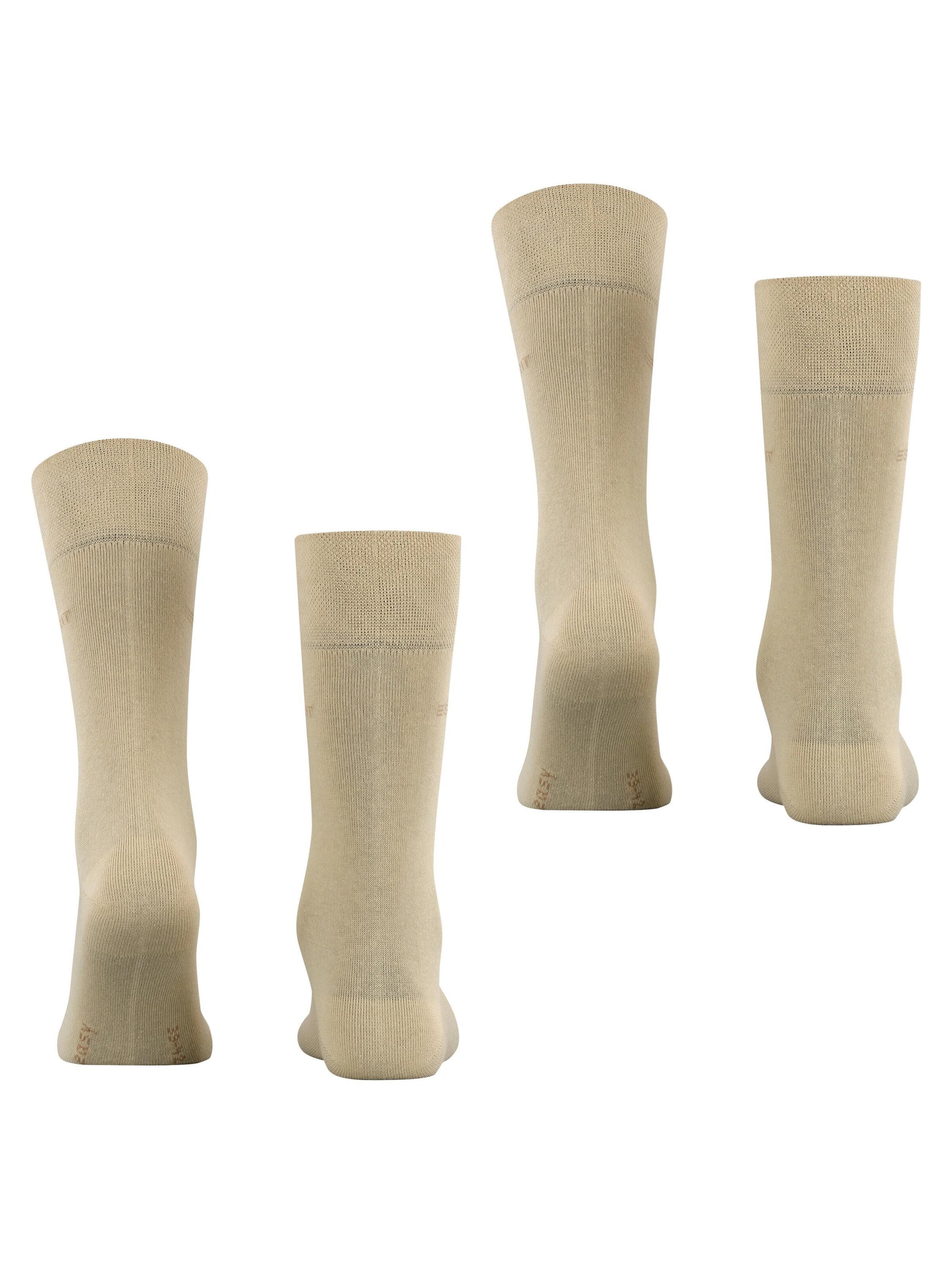 ESPRIT Socks 'Basic Easy 2-Pack' in Beige