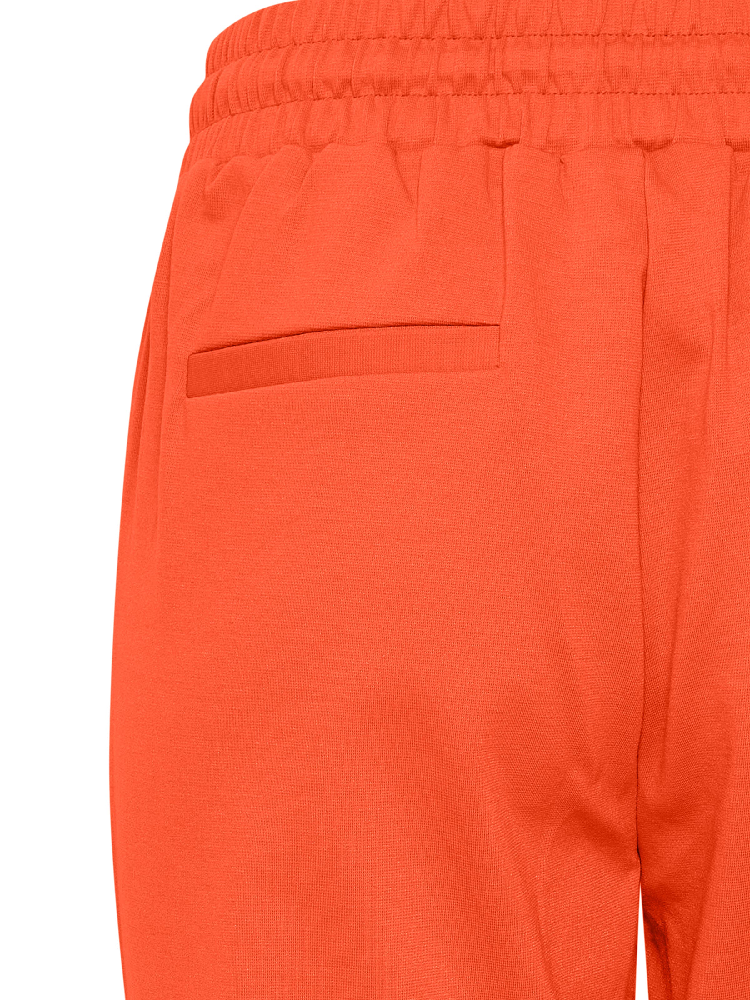 ICHI Zúžený strih Plisované nohavice 'IHKATE' - Červená