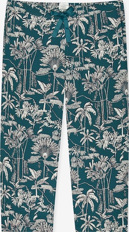 Pantalon de pyjama 'Mix+Relax' SCHIESSER en vert : devant
