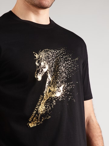ARMANI EXCHANGE Koszulka w kolorze czarny