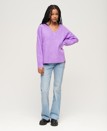Superdry Sweater in Purple