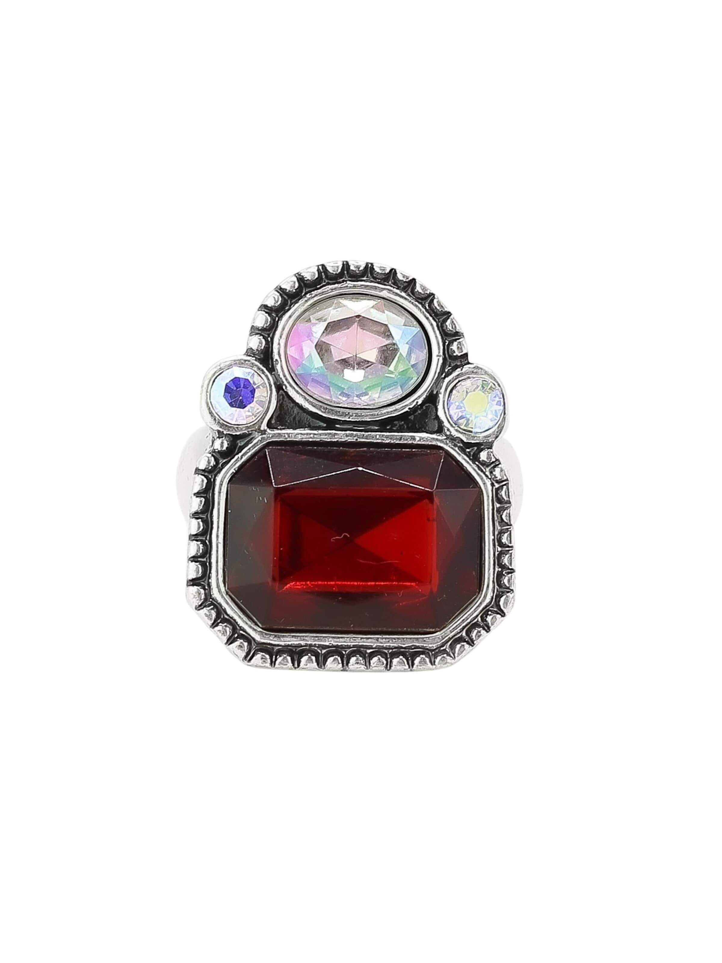 COLLEZIONE ALESSANDRO Ring 'Blinger' in Red