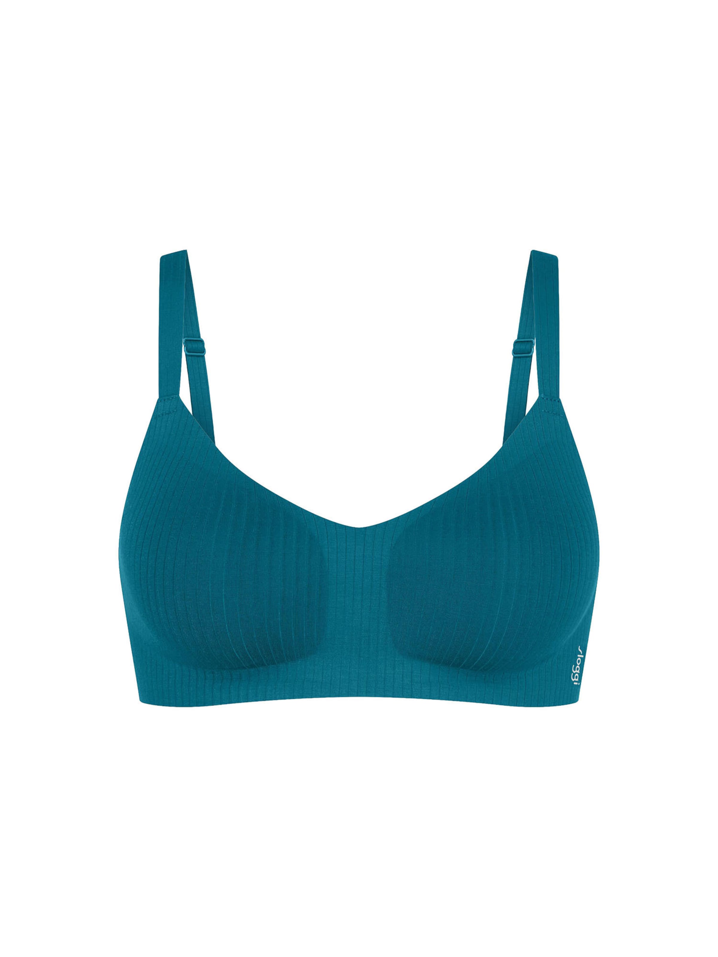 SLOGGI Bra ' Blue ZERO Feel Pure ' in Blue: front