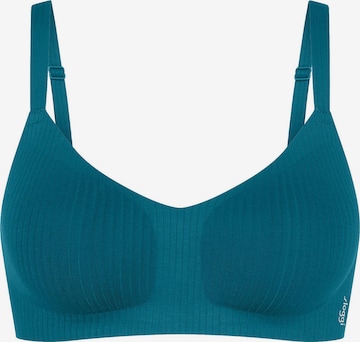 SLOGGI Bra ' Blue ZERO Feel Pure ' in Blue: front
