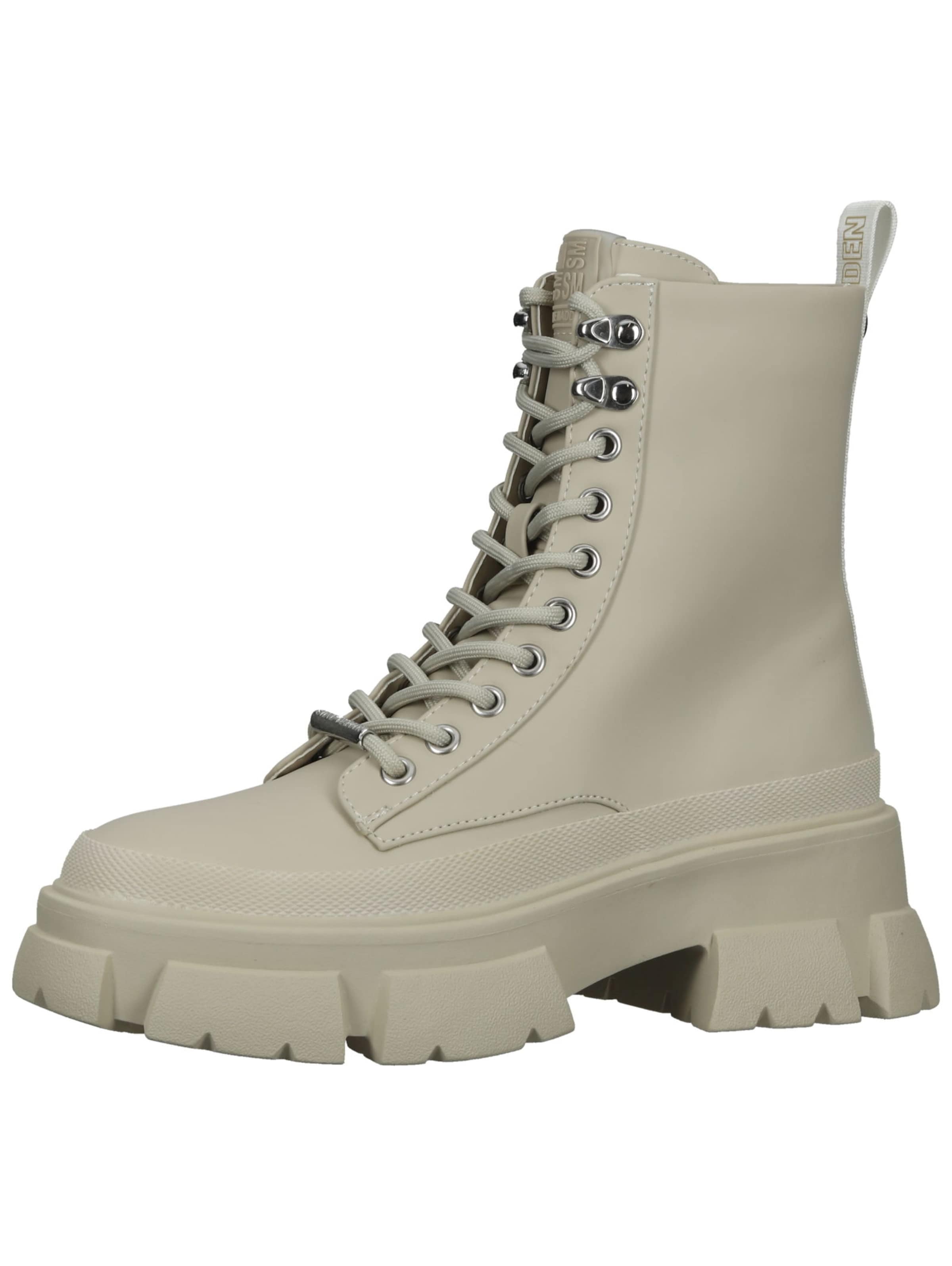 STEVE MADDEN Veterlaarsjes in Beige: voorkant
