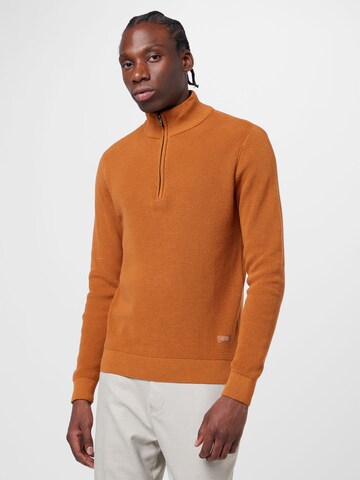 BLEND Pullover 'Codford' i brun: forside