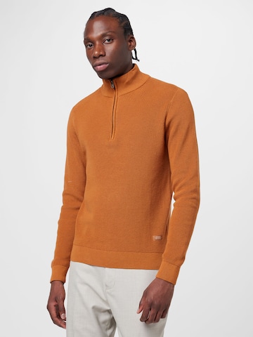 BLEND Sweater 'Codford' in Brown: front