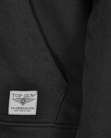TOP GUN Sweatjacke in Schwarz