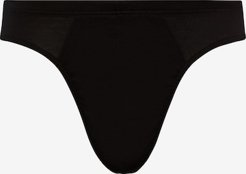 Hanro Slip ' Cotton Sporty ' in Schwarz: Vorderseite