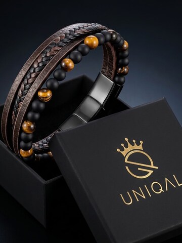 UNIQAL Armband 'FANCY' in Bruin