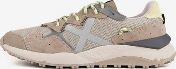 MUNICH Platform trainers 'SHIBUYA' in Beige: front