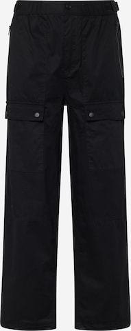 Loosefit Pantaloni di TOPMAN in nero: frontale