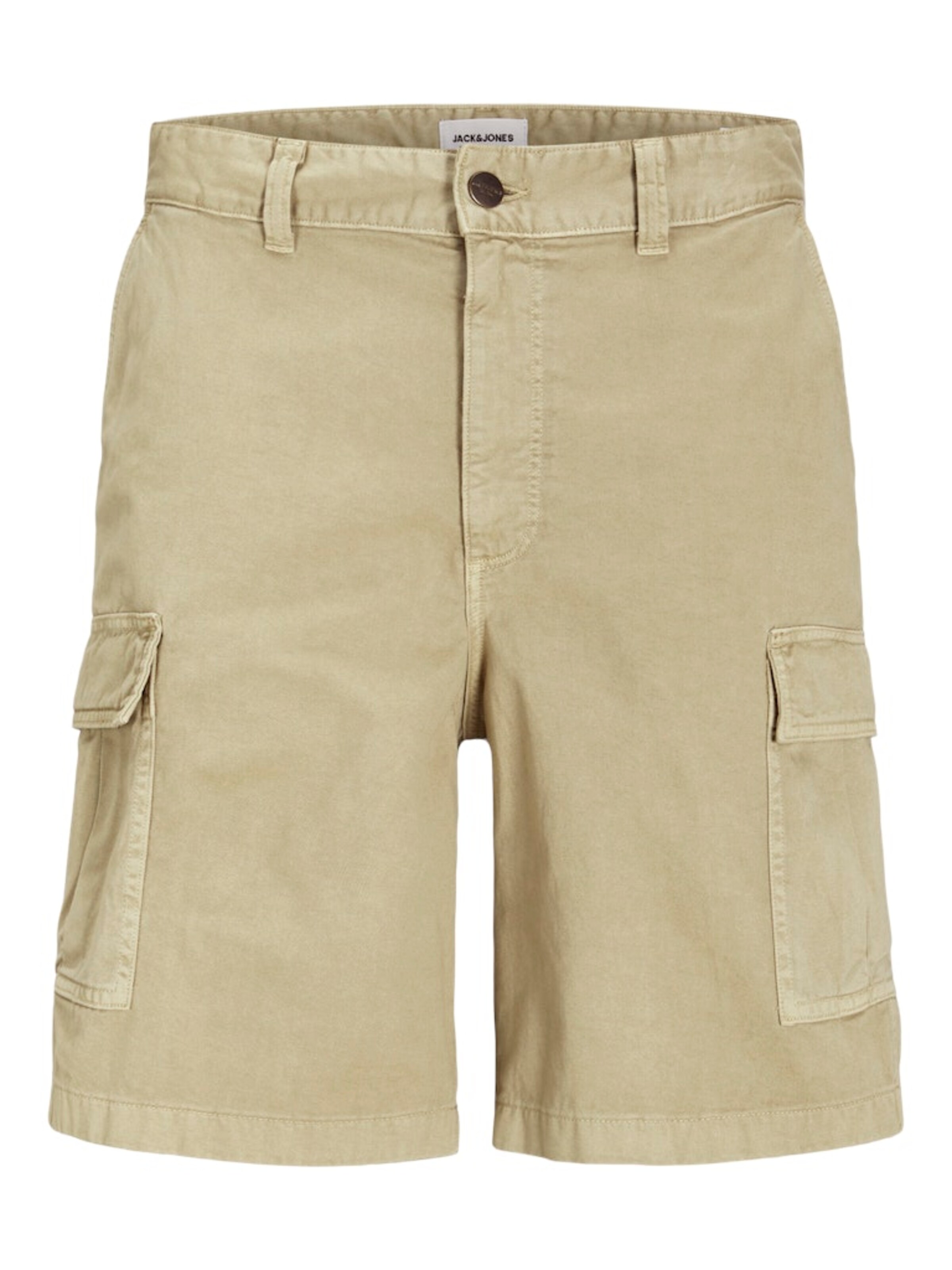 Loosefit Pantalon cargo 'JPSTKarl Avery' JACK & JONES en beige : devant