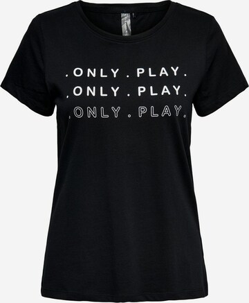 ONLY PLAY Performance Shirt in Black: front
