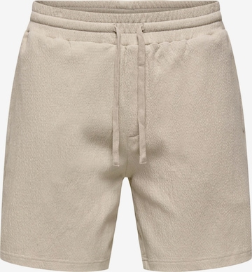 Only & Sons Bukser 'ONSEddie' i beige: forside