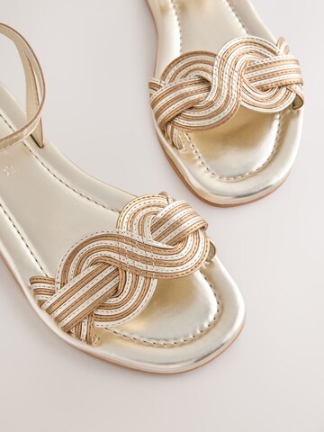 Sandales Next en or