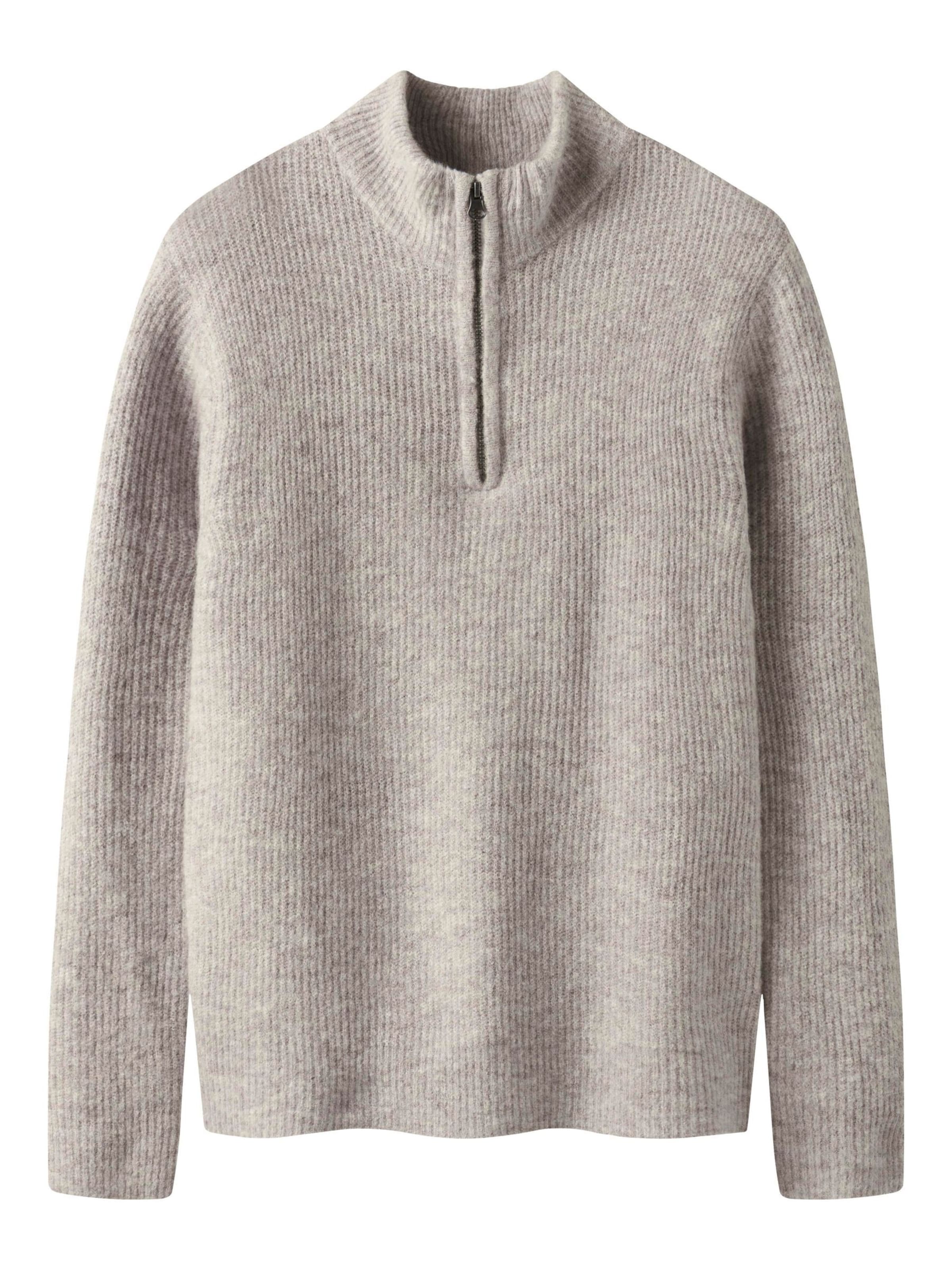 Pull-over LMTD en beige : devant