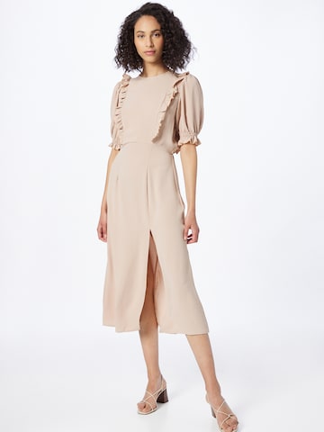 Robe AX Paris en beige : devant