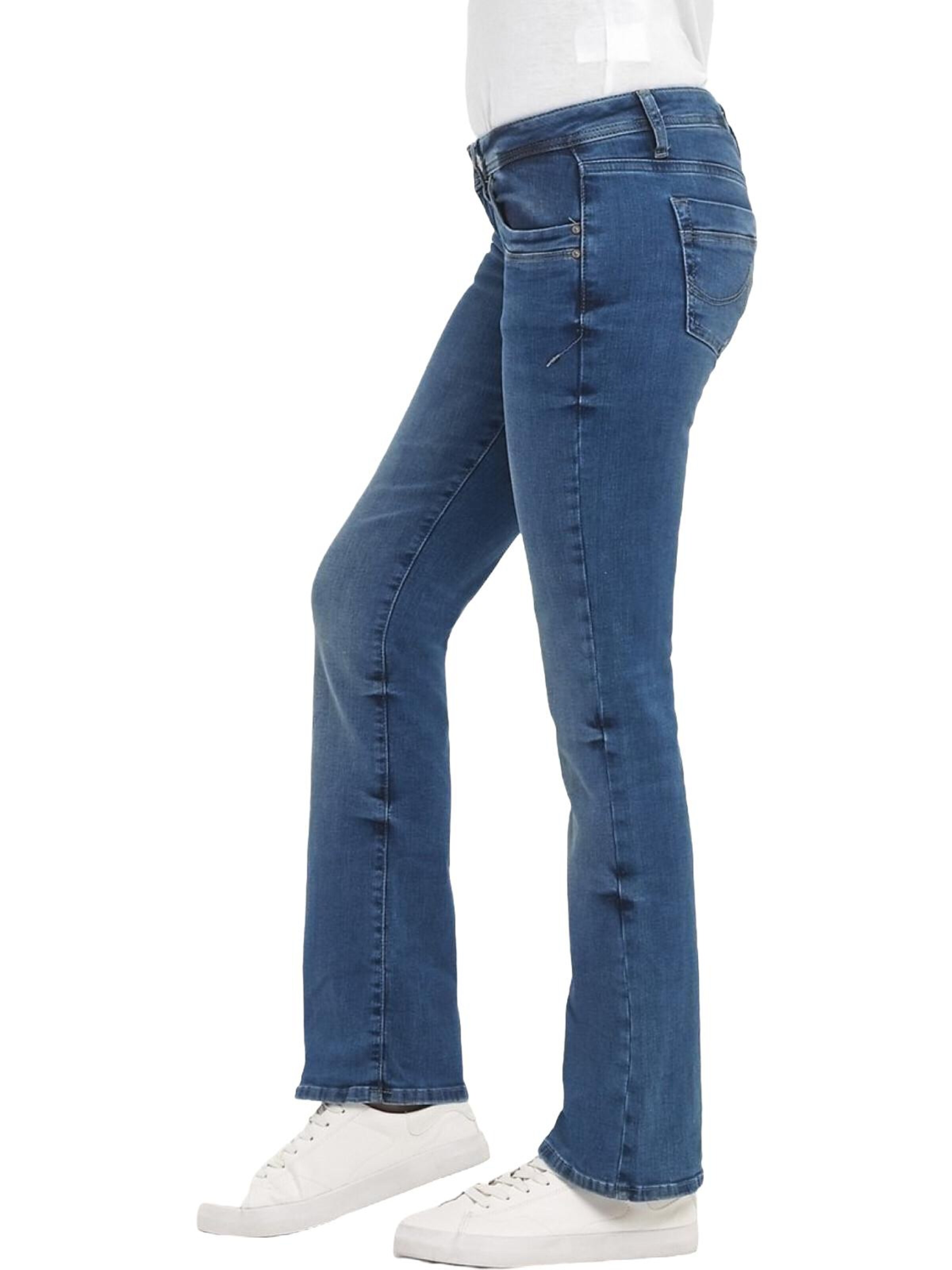 LTB Jeans - Bootcut Vaquero 'LTB Jeans Damen Valerie Jeanshose mit mittelhohem Bund und kurzem Bein' en verde