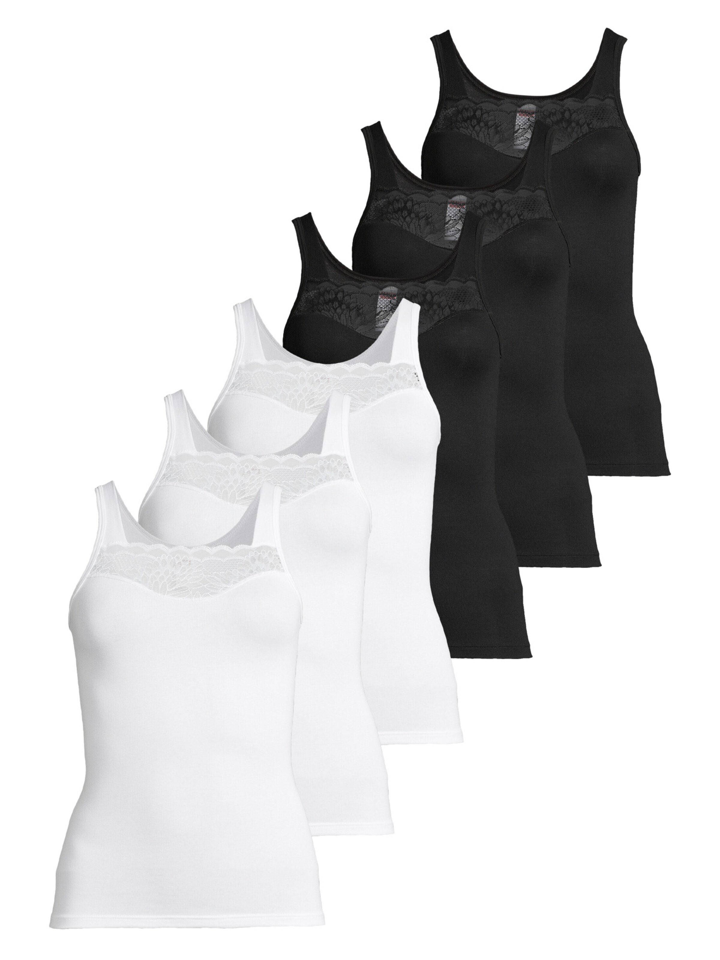 CON-TA Undershirt 'Modal' in Black: front