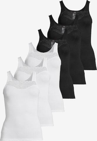 CON-TA Undershirt 'Modal' in Black: front