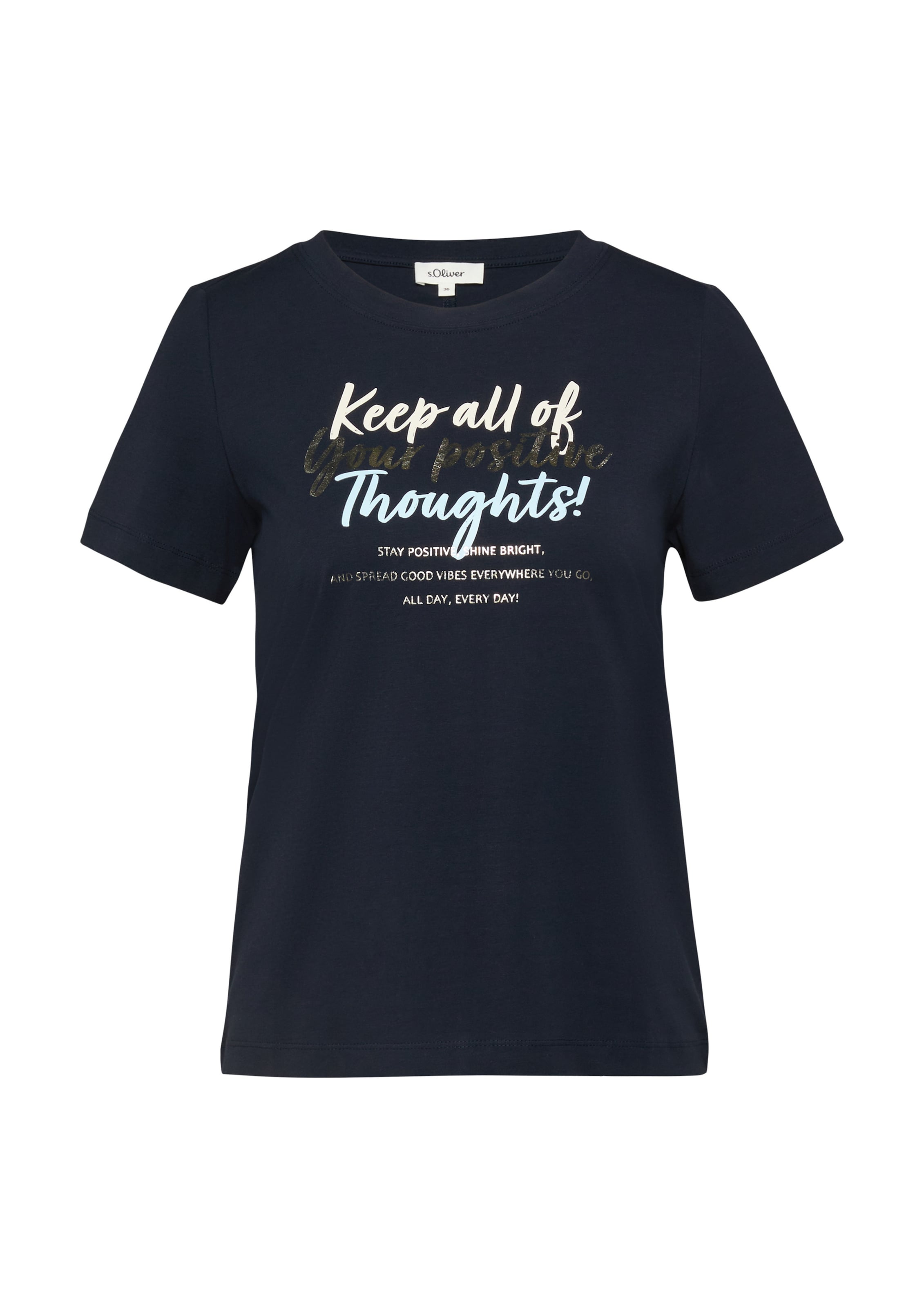 T-shirt s.Oliver en bleu : devant