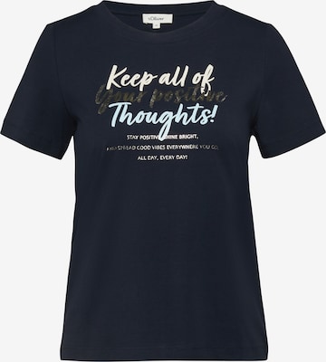 T-shirt s.Oliver en bleu : devant