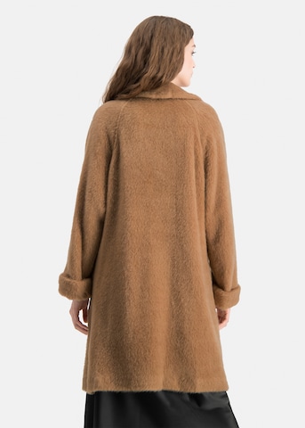 Nicowa Between-Seasons Coat 'Tedino' in Brown