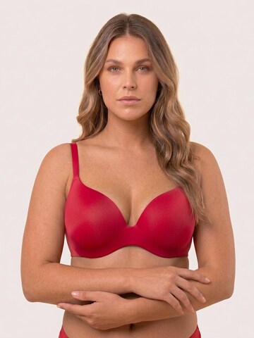 T-shirt Reggiseno 'Royal Fit' di Royal Lounge Intimates in rosso