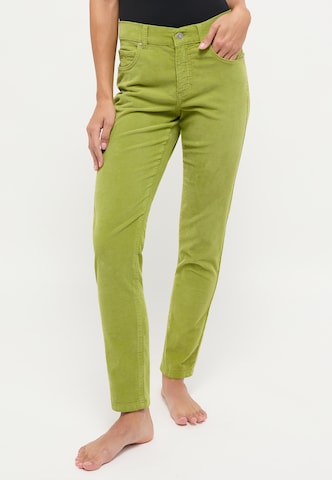 Coupe slim Jean Angels en vert : devant