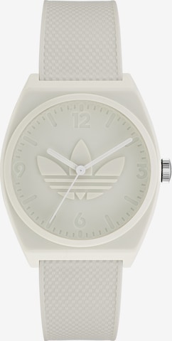 ADIDAS ORIGINALS Analog Watch in White: front