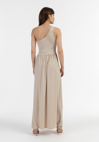 faina Evening dress in Beige