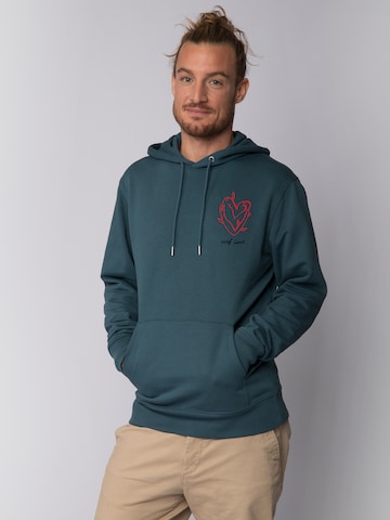 Watapparel Sweatshirt 'Self Love' in Groen: voorkant
