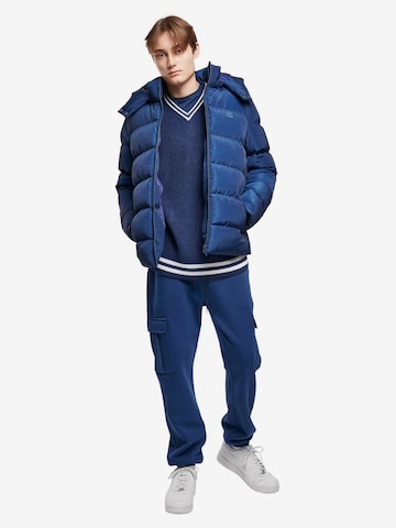 Urban Classics Winter Jacket in Blue