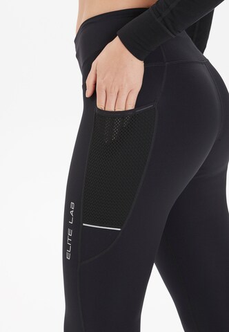 ELITE LAB Skinny Functionele broek 'Run X1' in Zwart