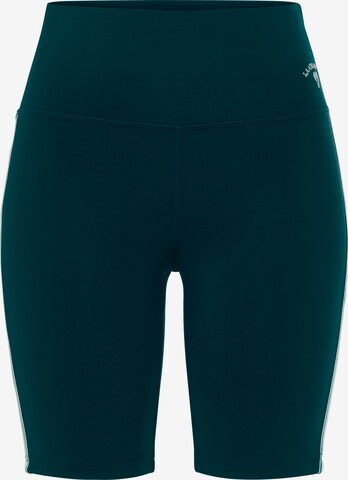 LASCANA ACTIVE - Skinny Calças em verde: frente