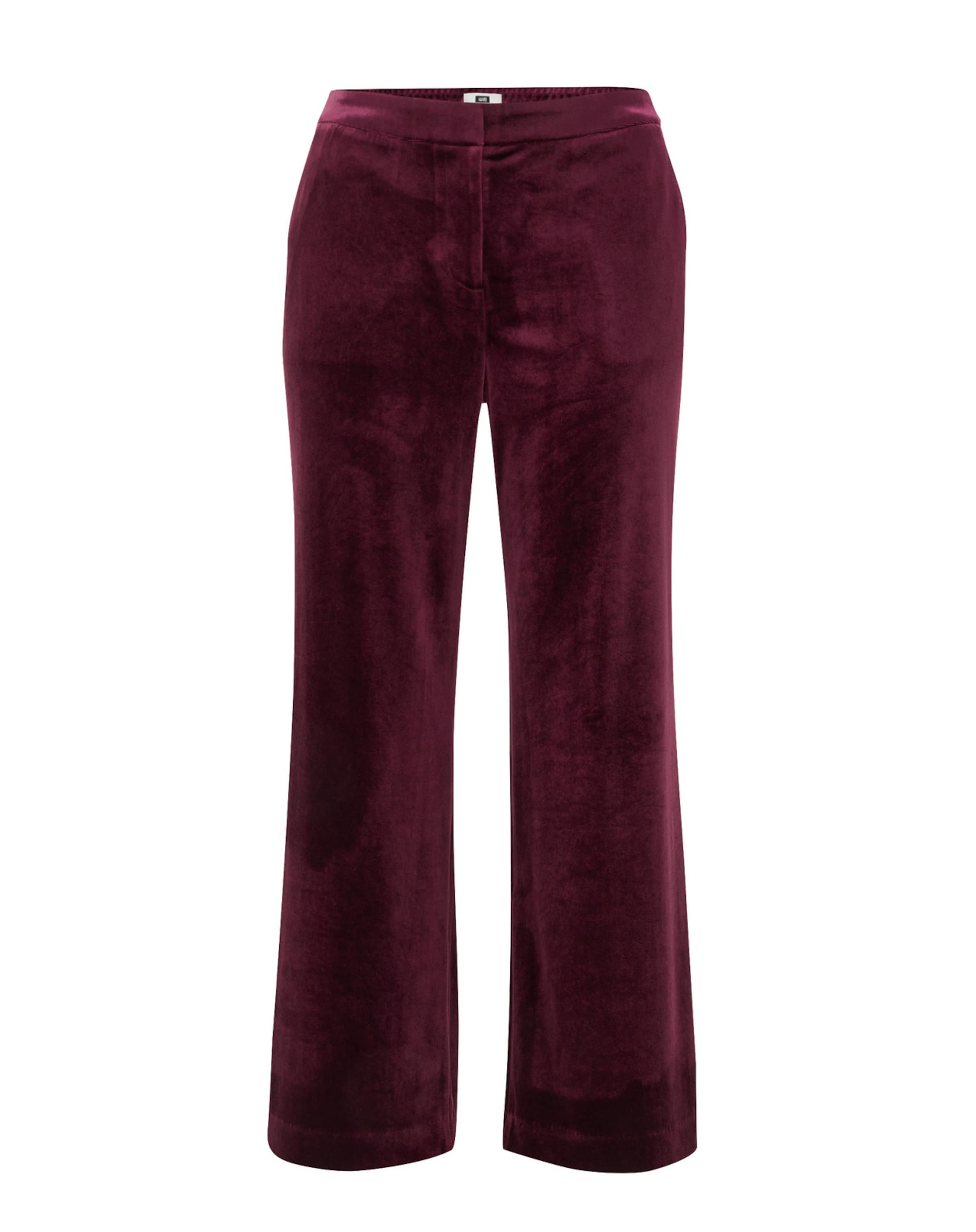 WE Fashion - Regular Calças em roxo: frente