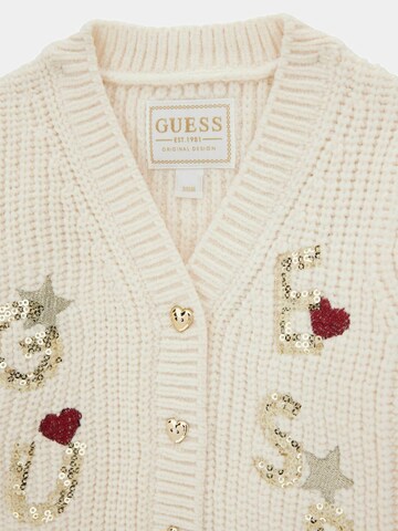 GUESS Strickjacke in Weiß