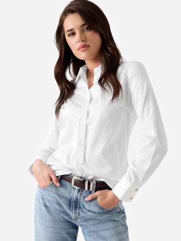 Camicia da donna 'NEW CATE' di GUESS in bianco: frontale