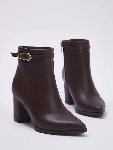 Trendyol Ankle boots in Brown