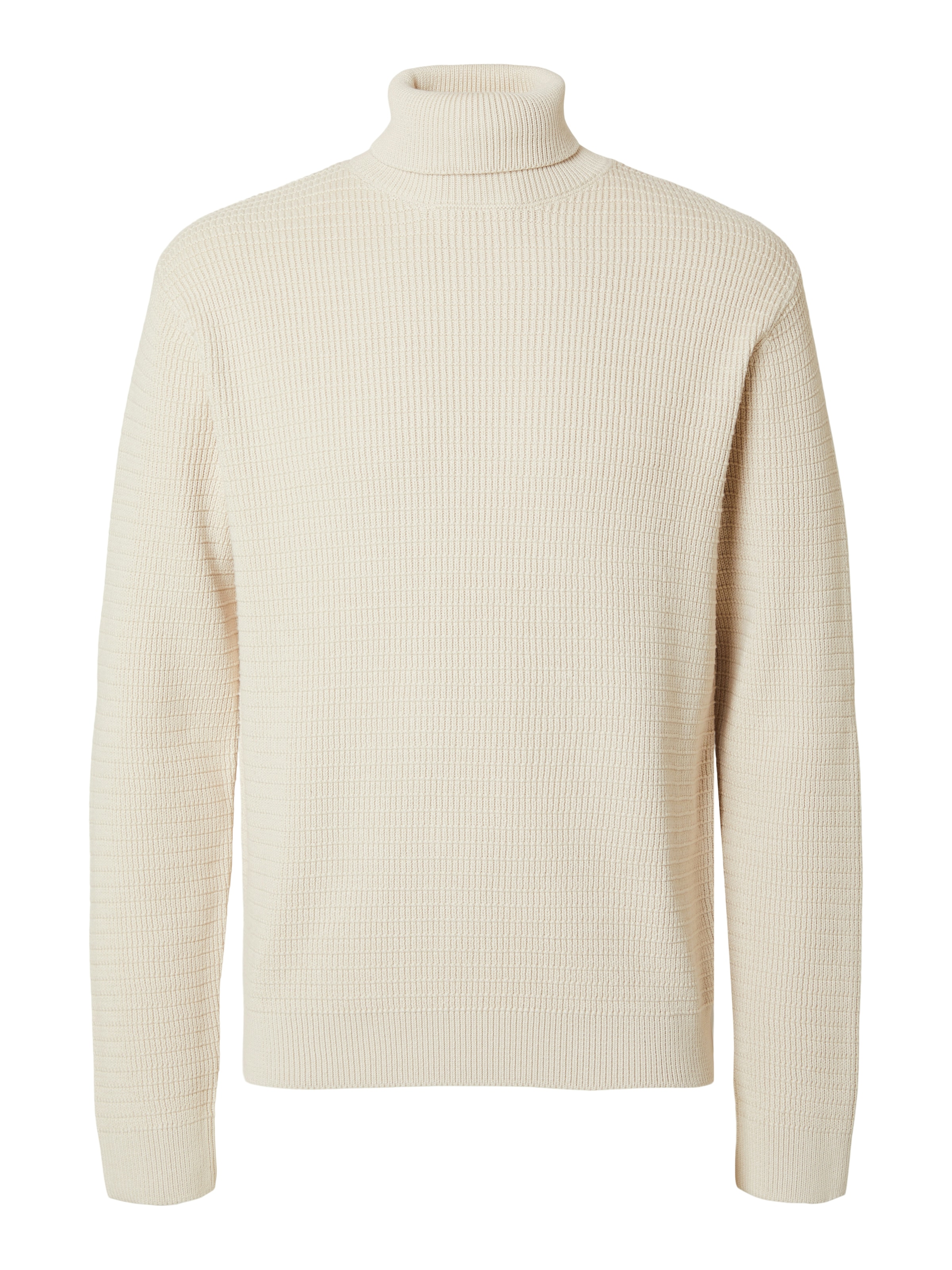 Pull-over 'THEO' SELECTED en beige : devant