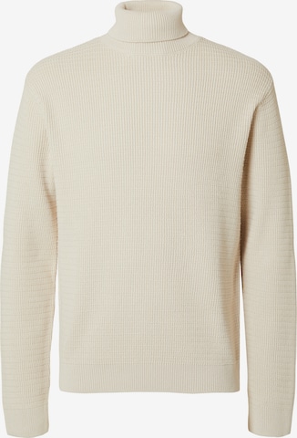 SELECTED - Jersey 'THEO' en beige: frente