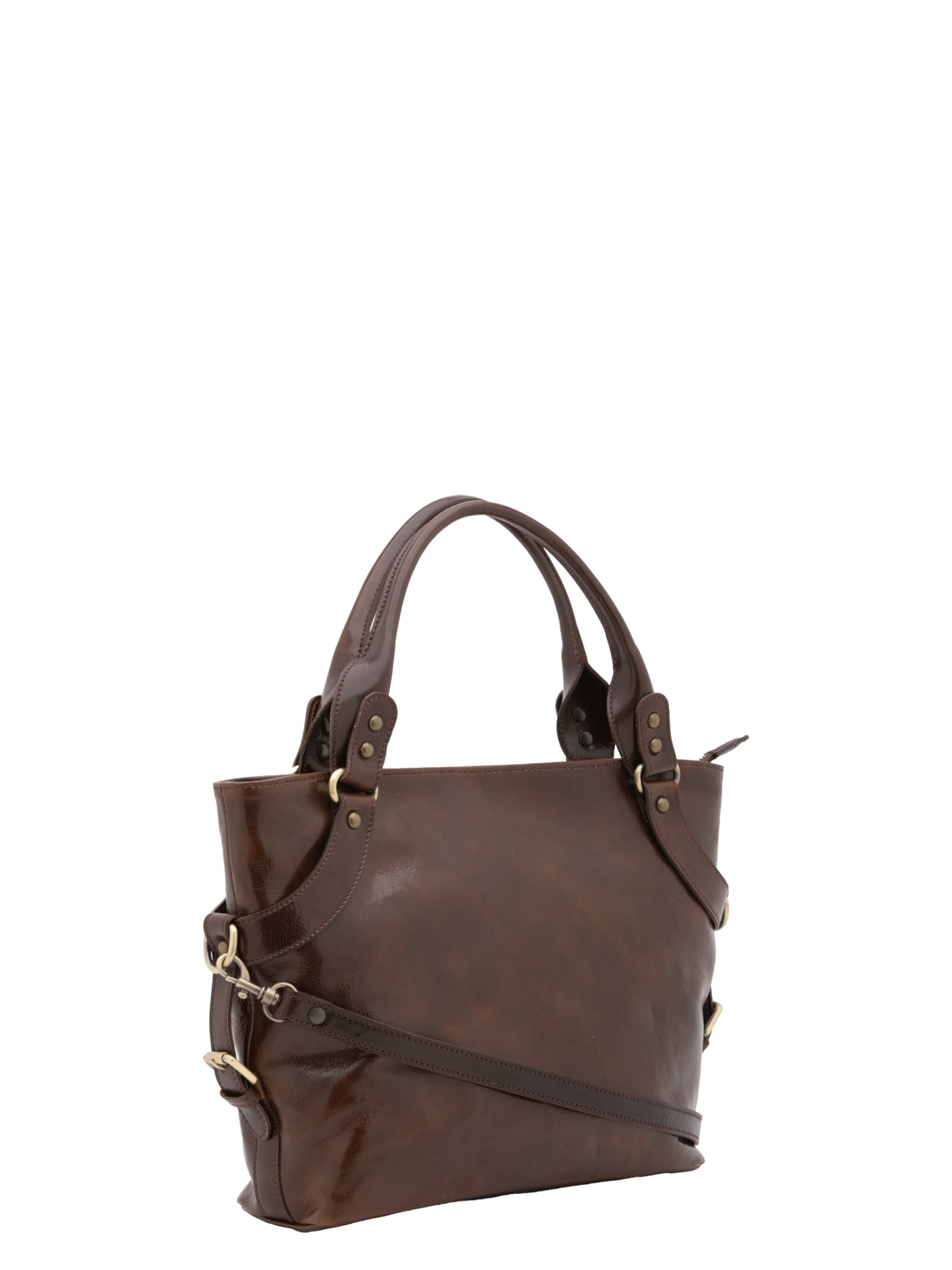 Viola Castellani Handtas in Bruin: voorkant