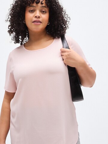 ONLY Carmakoma Blouse 'CARVica' in Pink