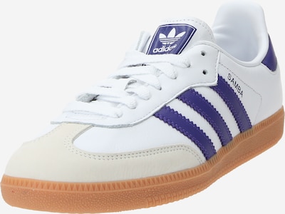 ADIDAS ORIGINALS Platform trainers 'Samba' in Beige / Dark purple / White, Item view