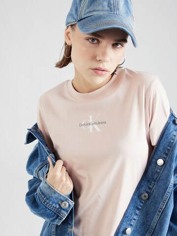 T-shirt Calvin Klein Jeans en rose