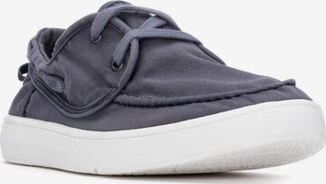 Xti Schnürschuh in Blau: Vorderseite