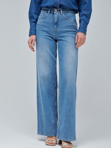 Salsa Jeans Wide Leg Jeans 'Faith Wide' in Blau