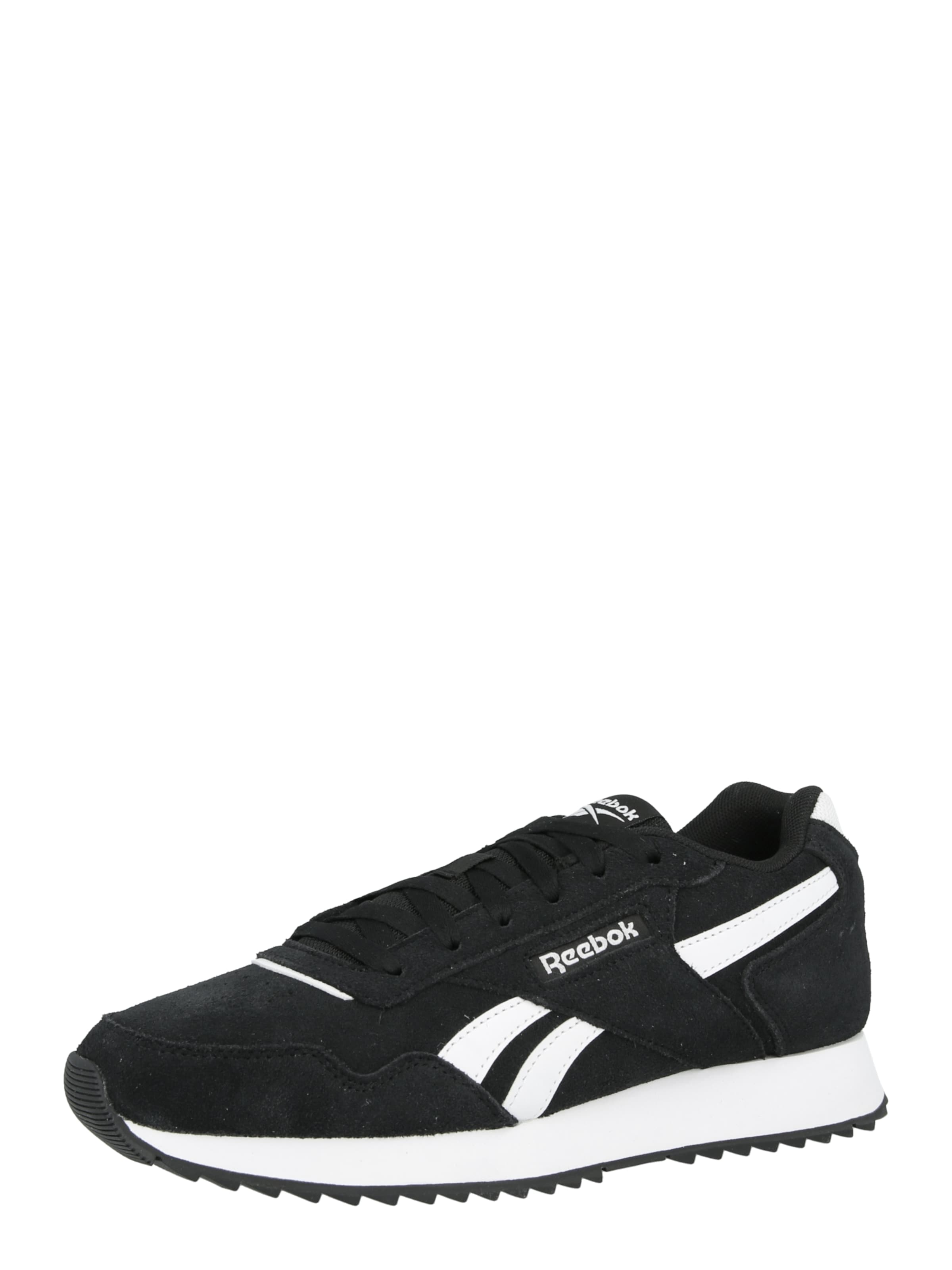 Reebok - Zapatillas deportivas bajas 'Glide Ripple' en negro: frente